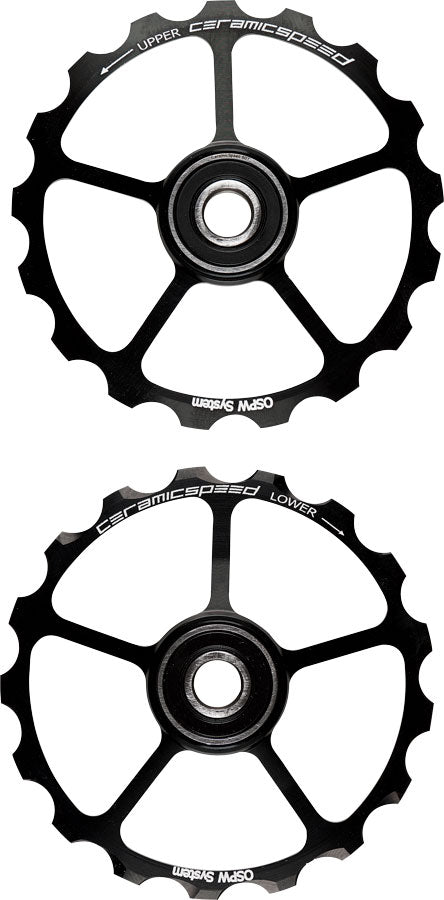 CeramicSpeed Oversized Pulley Wheels - 17 Tooth Alloy Wheels