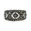 Bague en Argent Sterling avec Diamant Vert Naturel de 0,27 Carat