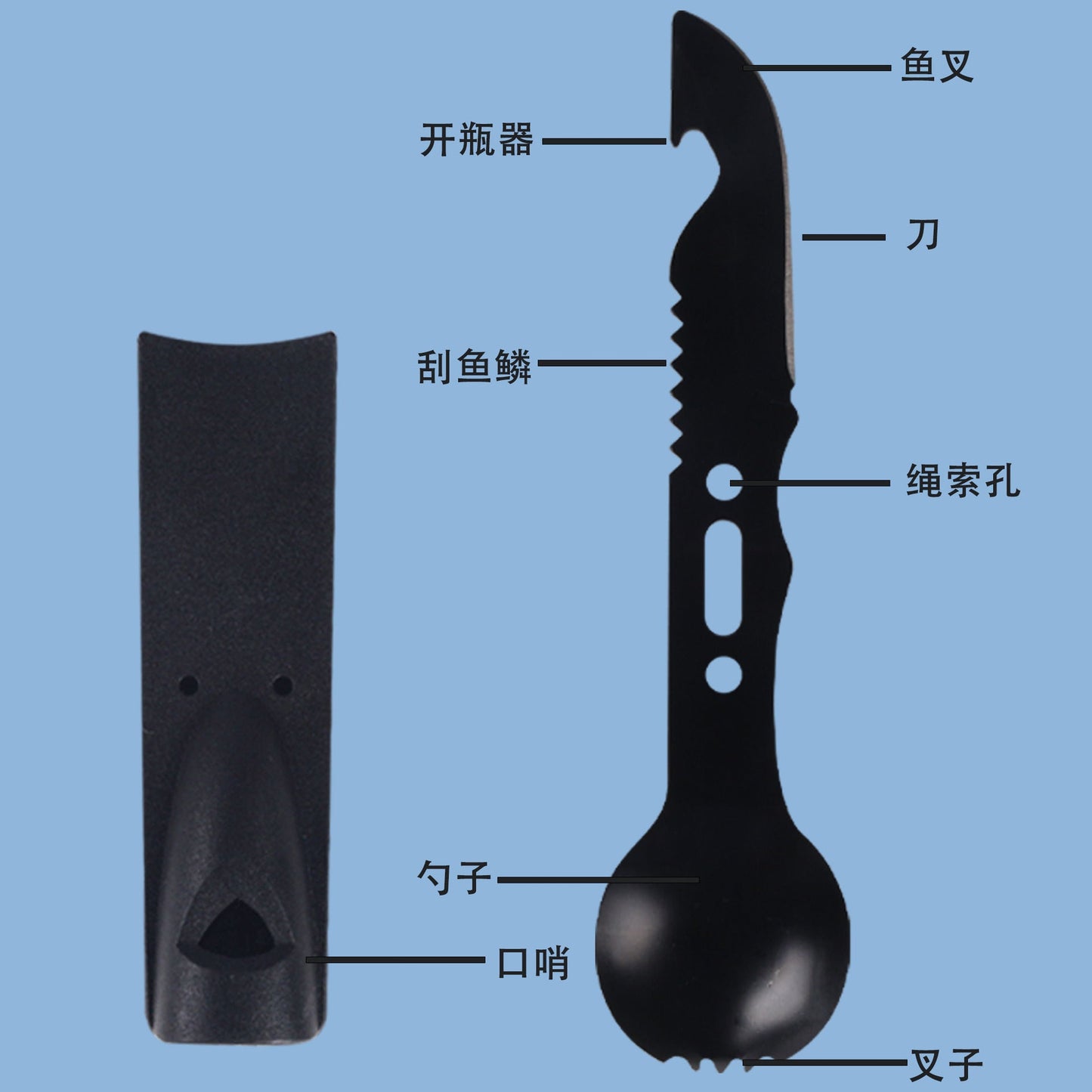 Multifunctional Outdoor Camping Equipment Suit