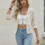 Womens Lace Hooded Cardigan Coat