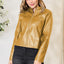 Veste zippée classique à col pour femmes pour une élégance au quotidien