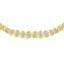 Collar Declarativo Riviera de Diamantes en Oro Amarillo de 10K