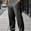 Pantalons de survêtement à cordon pour hommes grandes tailles avec poches