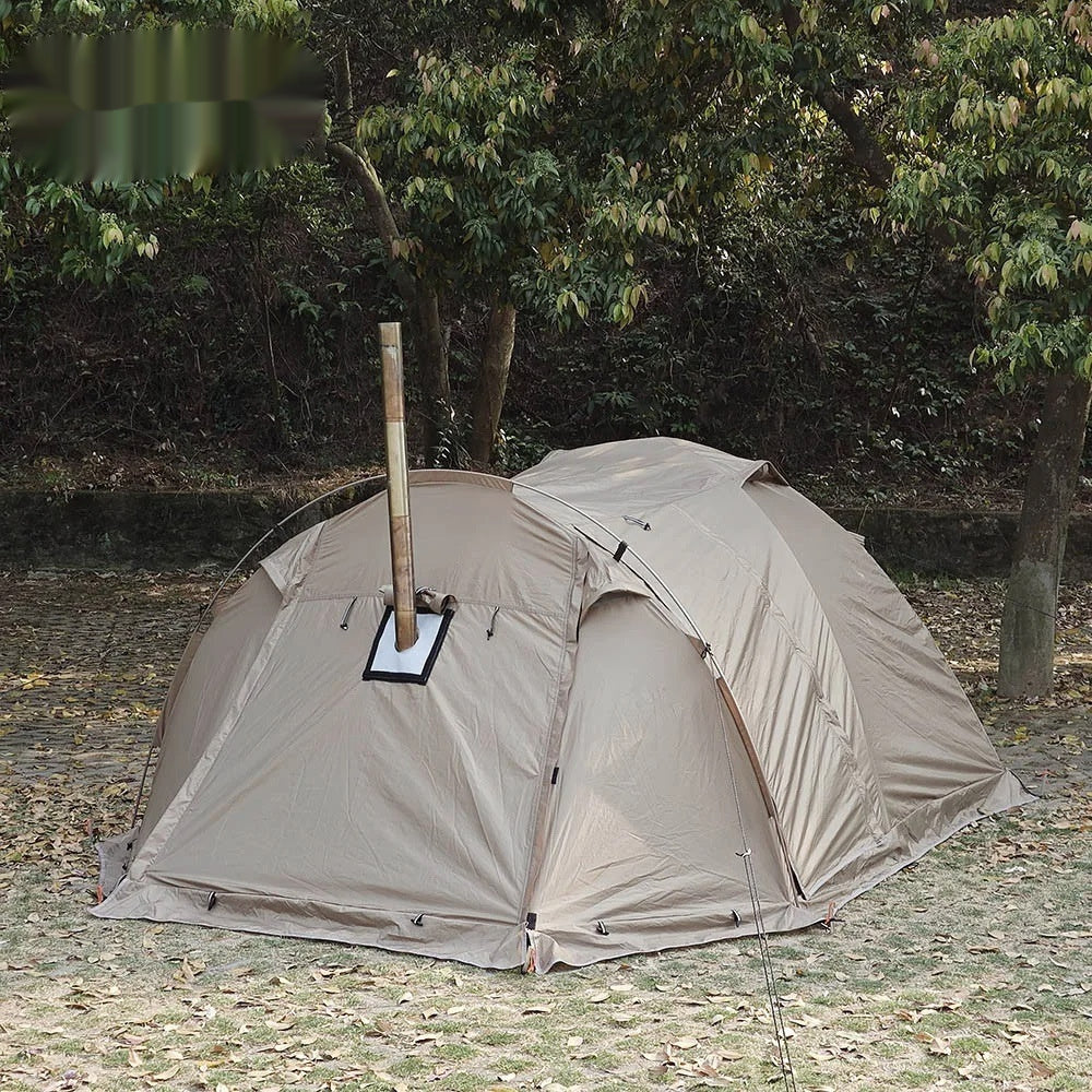 Premium Outdoor Camping Tunnel Tent with Extendable Dome