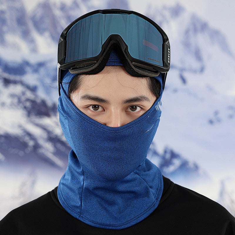 Masque de tête en velours coupe-vent pour le ski