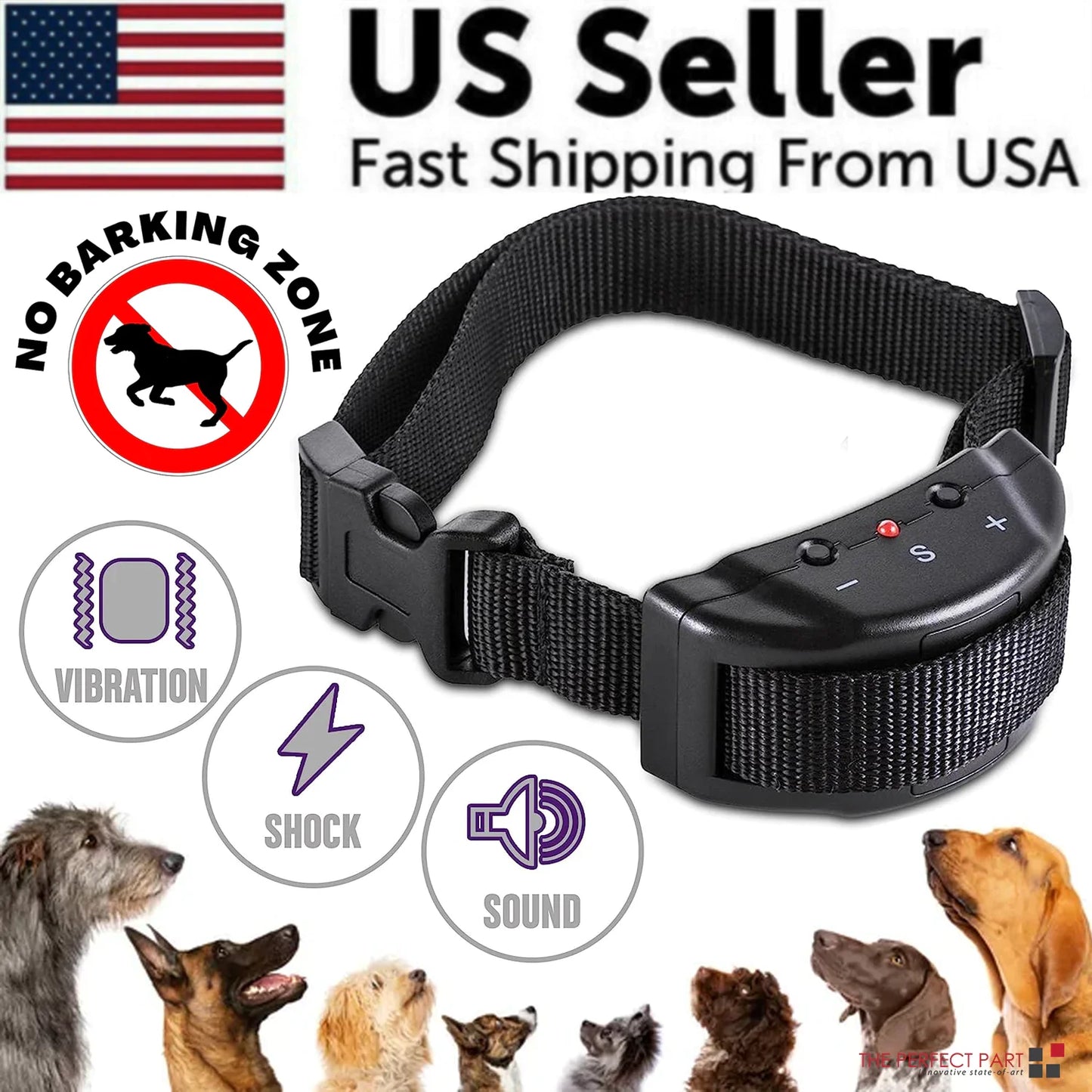 Premium Automatic Anti-Bark Control Collar for Dogs