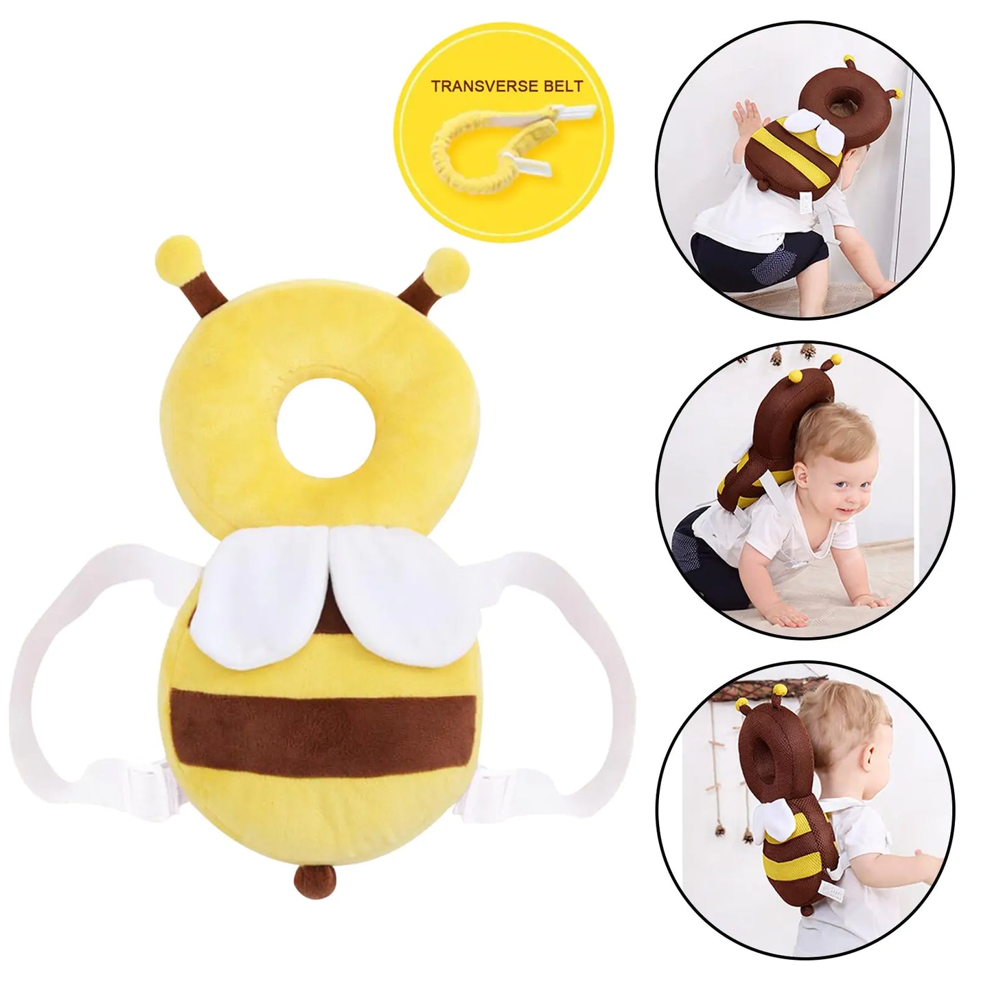 Almohada Protectora para la Cabeza del Bebé para Seguridad y Comodidad