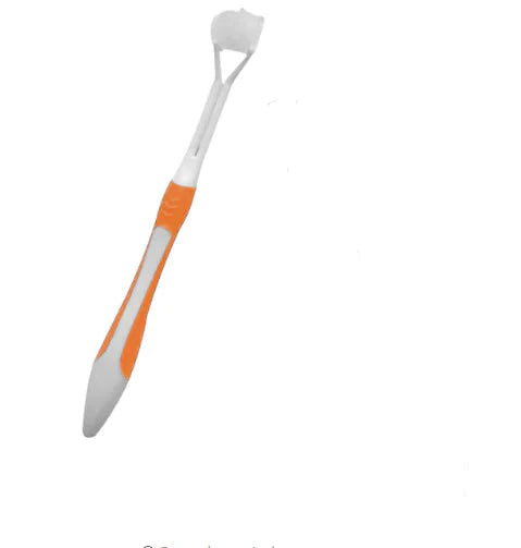 Cepillo de dientes manual de tres lados para una limpieza efectiva
