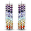 8.79 Carat Genuine Multi-Stone .925 Sterling Silver Hoop Earrings