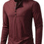 Men's Button Detail Long Sleeve T-Shirt