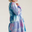 Colorful Plus Size Boho Chic Long Sleeve Dress