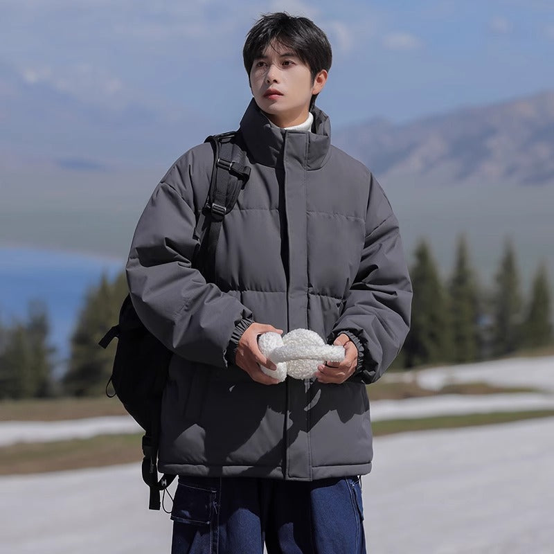 Veste en duvet de coton ample pour l'automne et l'hiver