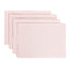 over&back Set of 4 Washed 100%-Linen Placemats - Pink