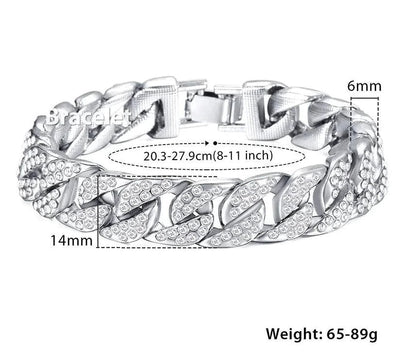 Men's Luxe Gold Chain Bracelet