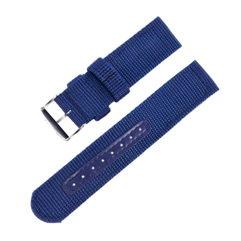 Bracelet de montre en nylon canvas militaire premium - 18mm à 24mm
