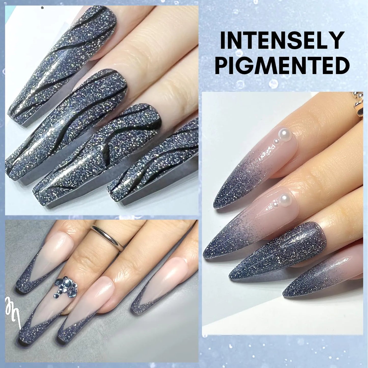 Makartt Reflective Gel Nail Polish - Heart of the Ocean