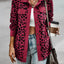 Chic Leopard Print Long Sleeve Jacket for Women