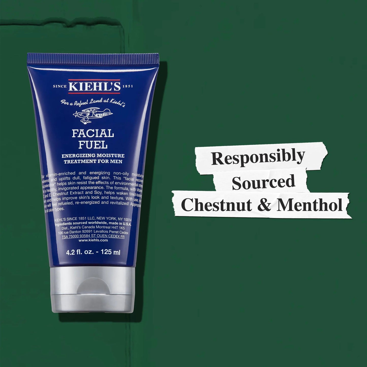 Kiehl's Facial Fuel Moisturizer for Men - Energizing Face Cream