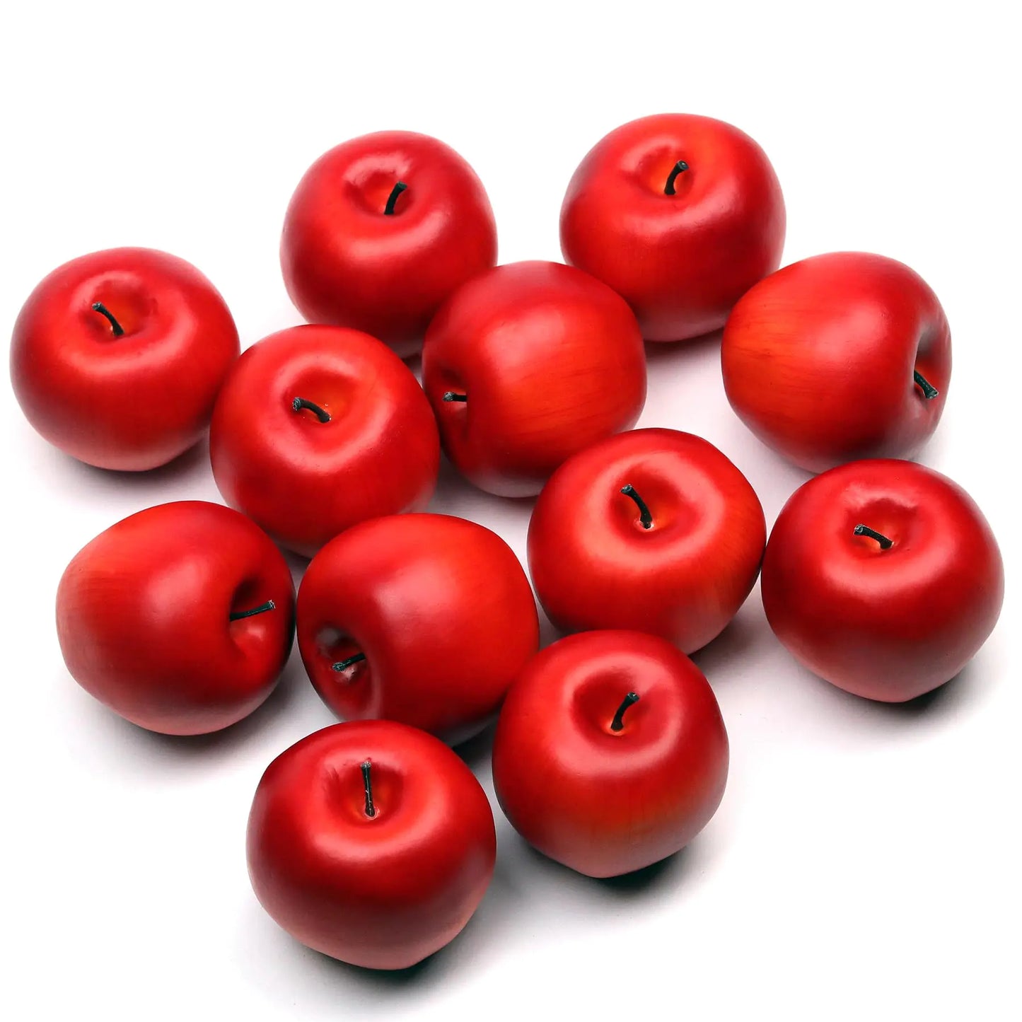 WsCrofts 12Pcs Pommes Rouges Artificielles pour Décoration Intérieure