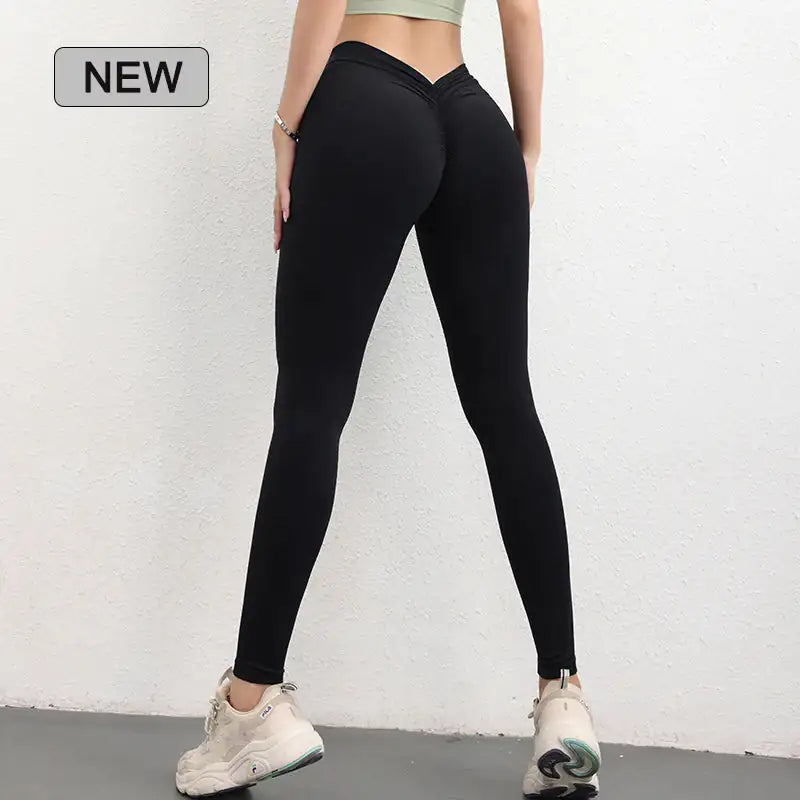 Pantalones V Back Booty - Leggings de Activewear Elegantes