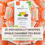 Organic Moringa Tea with Rooibos - 25 Wrapped Tea Bags