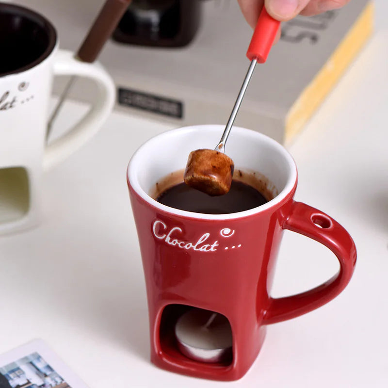 Fondue Mug Set for Personal Indulgence
