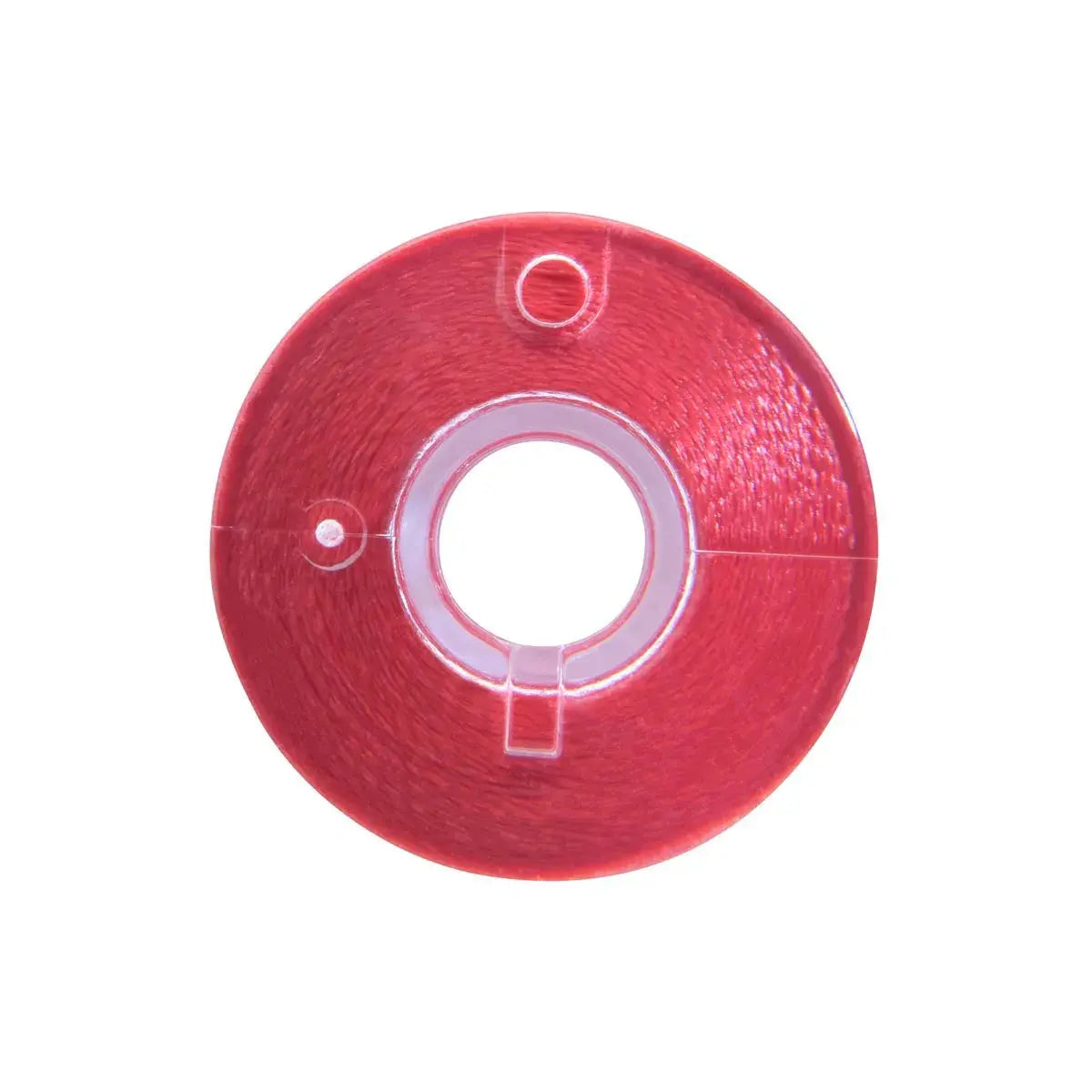 Candy Apple Red Prewound Clear-Glide Bobbin Tube - Class 15/A