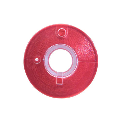 Candy Apple Red Prewound Clear-Glide Bobbin Tube - Class 15/A
