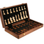 International Chess High end Solid Wood Set Large Children's Wooden Folding Chess Board Special for Western Chess Competition - Korvel