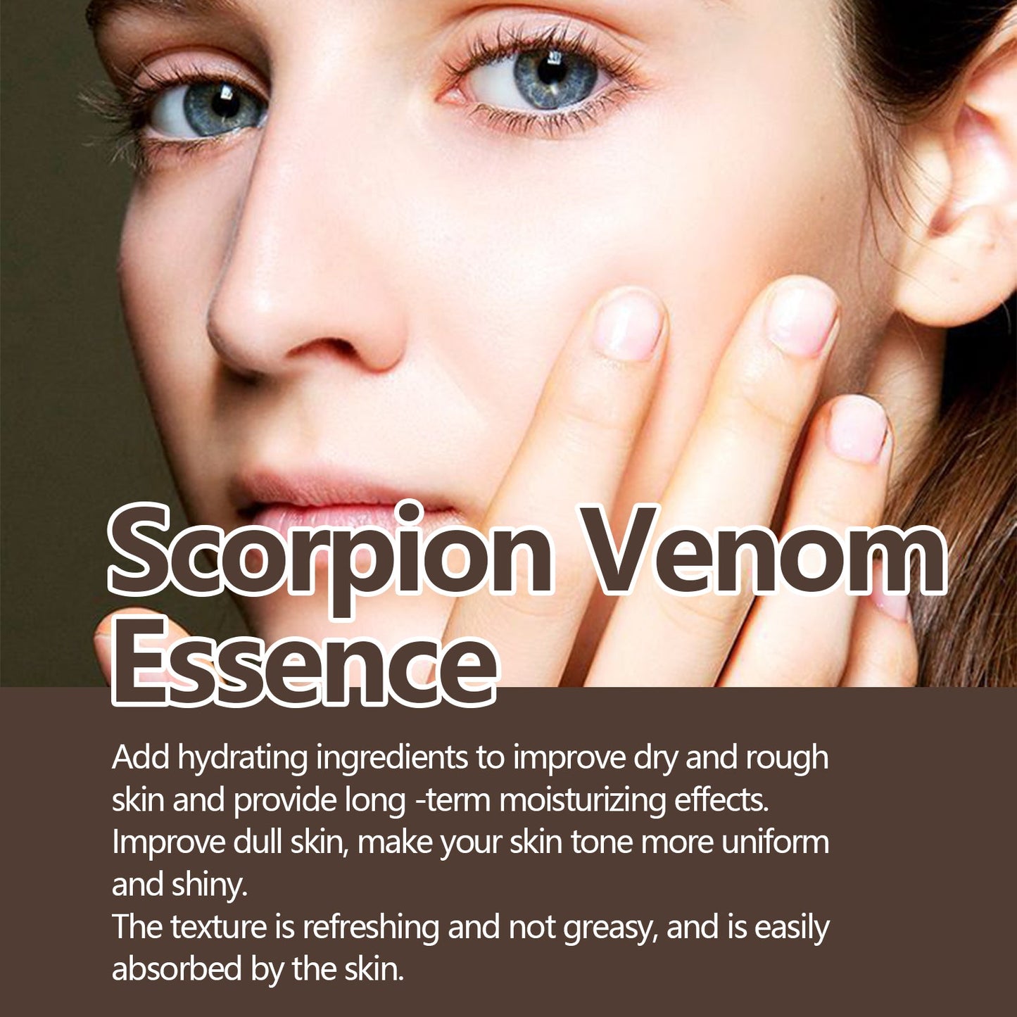 Scorpion Venom Essence, Moisturizing Anti-Wrinkle Carry Bright Color Of Skin Firming Skin Anti-Aging Essence - Korvel