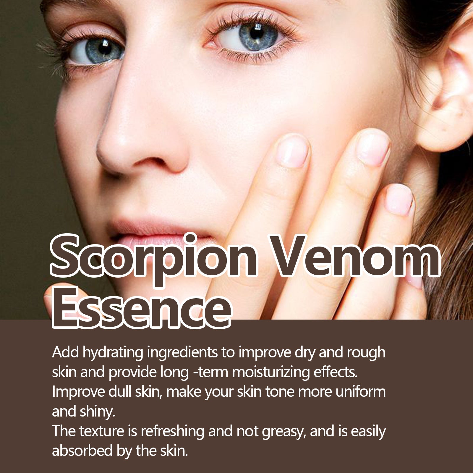 Scorpion Venom Essence, Moisturizing Anti-Wrinkle Carry Bright Color Of Skin Firming Skin Anti-Aging Essence - Korvel
