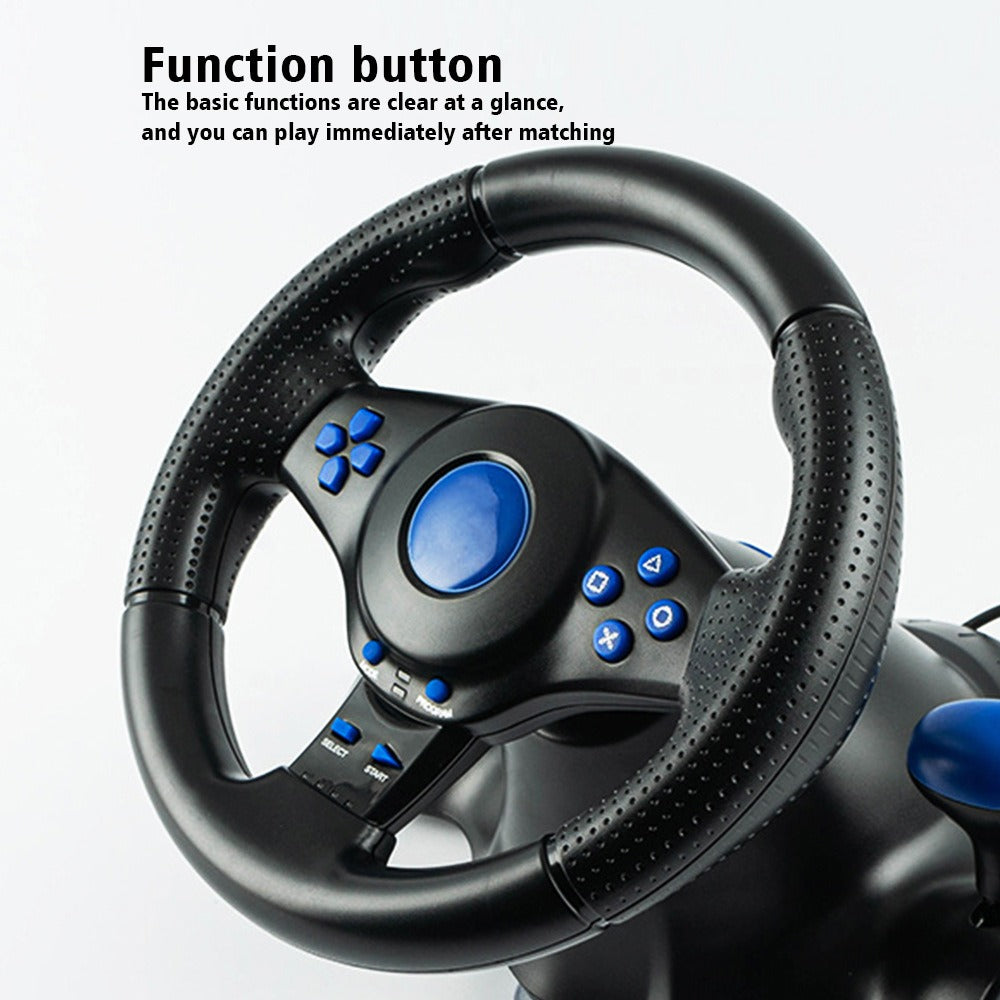 Volante de carreras 7 en 1 para Switch, Xbox, PS4 y PC