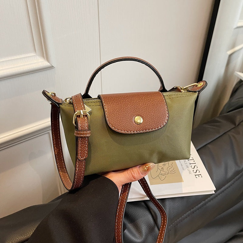 2025 Women's Mini Dumpling Handbag. Made of high - end nylon. Stylish shoulder/crossbody phone bag. - Korvel