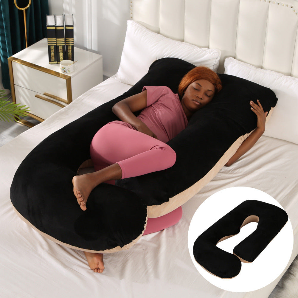 J-Shaped Pregnancy Pillow for Side Sleepers