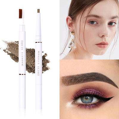 QIBEST Double Head Eyebrow Pencil - Waterproof & Long-Lasting