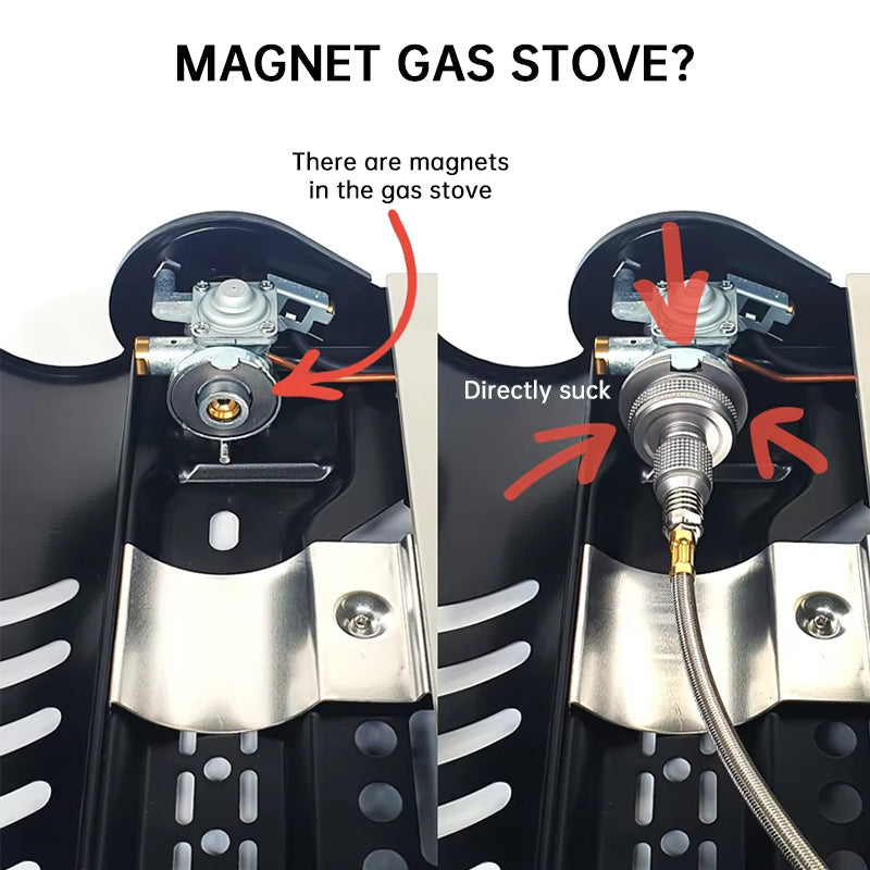Koyaf Magnetic Iso Gas to Bhutan Gas Burner Adapter