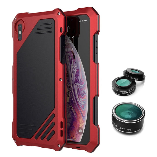 Premium Lens Kit Case for iPhone XS Max - Fisheye, Macro, Wide Angle