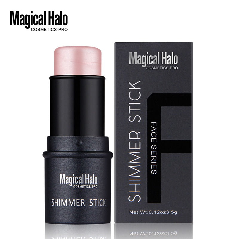 High gloss, contouring, brightening, shadow stick, three-dimensional facial foundation cream, silkworms pen - Korvel