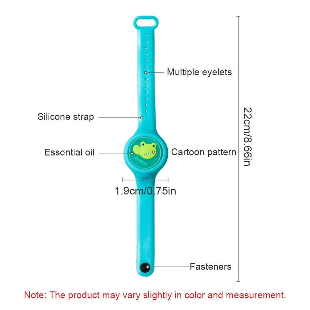 Kids Mosquito Repellent Watch Lightweight Natural Mosquito Repellent Bracelet Plant Essential Oil Mosquito Repellent Device - Korvel