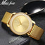 Clearance MISSFOX  2446 Unique Design Minimalist Watch Men Novel Stylish Male Watches Fashion Sports Quartz Wrist Watch For Men Women - Korvel