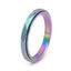 Diamond shaped niche jewelry for women, narrow cut food ring, rotatable ring - Korvel