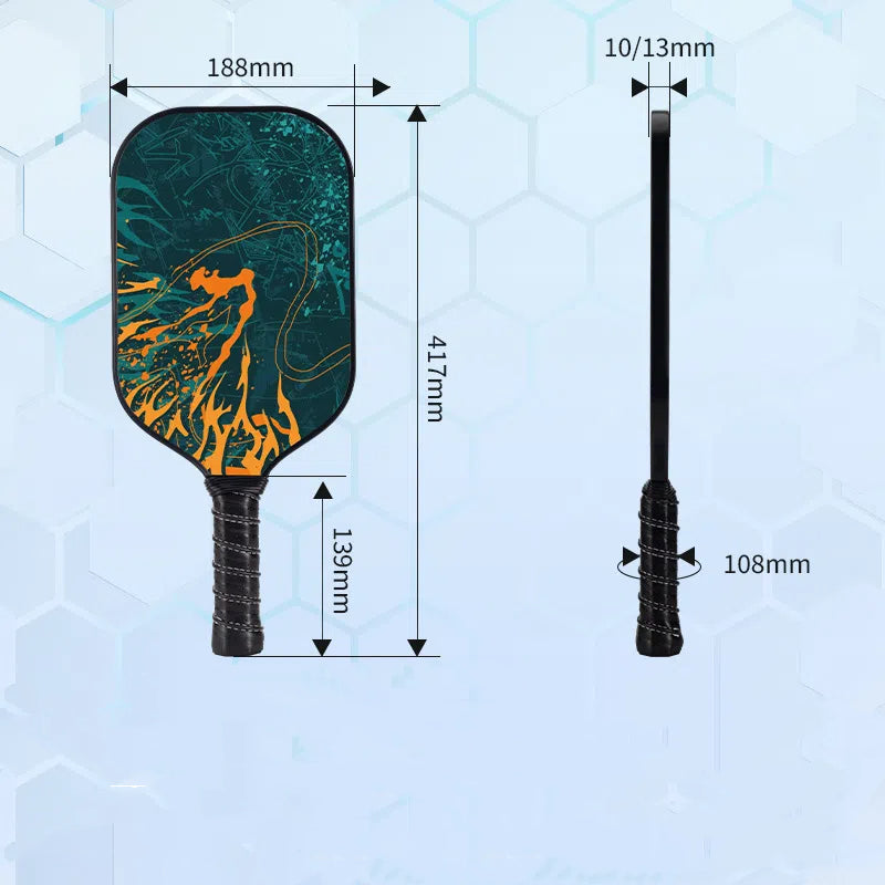 Pickle racket PP honeycomb core fiberglass Pickle racket Carbon fiber Pickle racket - Korvel