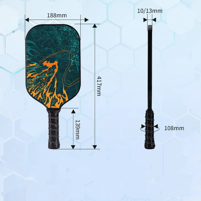 Pickle racket PP honeycomb core fiberglass Pickle racket Carbon fiber Pickle racket - Korvel