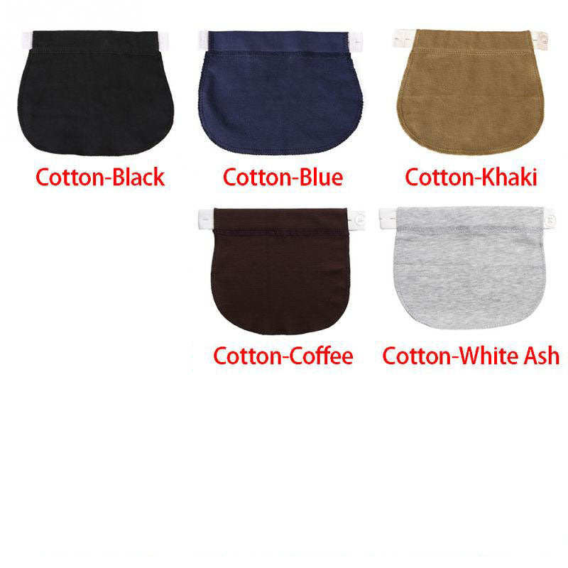 Maternity Waistband Elastic Extender Soft Pants Belt Extension Buckle Button Lengthening Pregnant Women Pregnancy Adjustable - Korvel