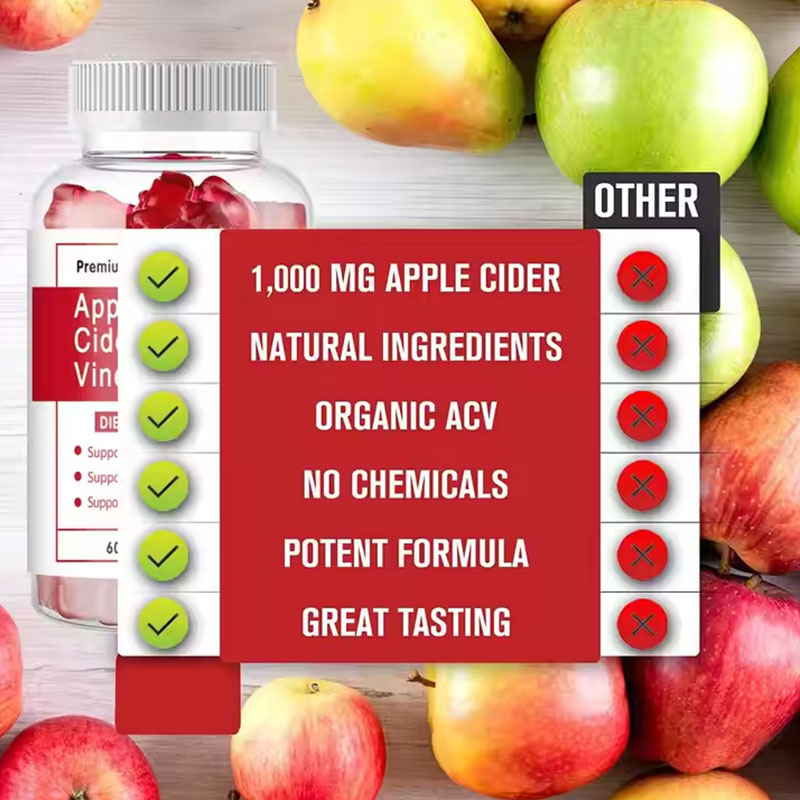 Apple cider vinegar gummies for defecation teddy bear gummies - Korvel