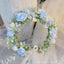 Mori Flower Bridal headdress garland modeling headdress photo wedding dress hair accessories Bridesmaid accessories holiday head - Korvel