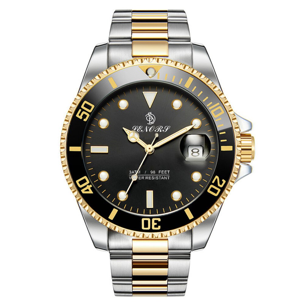 Brand Luxury Men Watches Automatic Black Watch Men Stainless Steel Waterproof Business Sport Mechanical Wristwatch Sub Mariner - Korvel