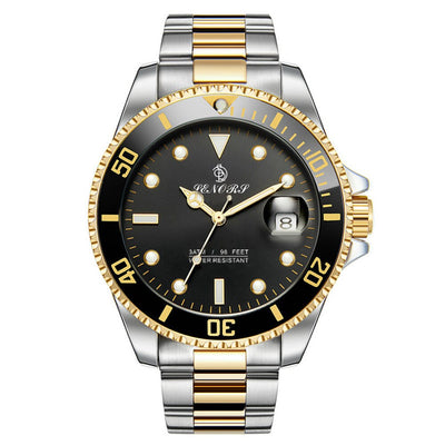 Brand Luxury Men Watches Automatic Black Watch Men Stainless Steel Waterproof Business Sport Mechanical Wristwatch Sub Mariner - Korvel