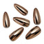 Wearable Nails European and American Style Electroplated Fake Nails Bronze Wearable Patch Manicure Nail Finished Products - Korvel