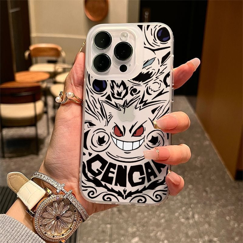 Full screen Geng Gui Jin Apple 15/14/13 phone case 11/12 anti drop soft case XS/XR - Korvel